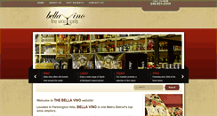 Desktop Screenshot of bellavinofinewine.com